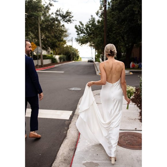 BHLDN Jenny Yoo Marnie Wedding Gown Size 12 - Picture 9 of 16